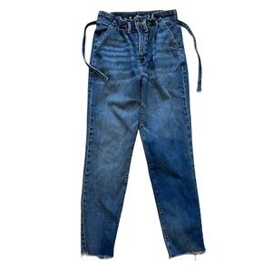 Hollister Ultra High Rise Mom Blue Jeans for Women